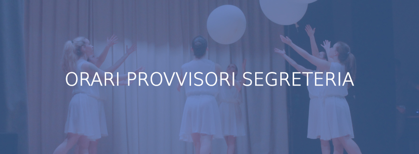 orari provvisori segreteria